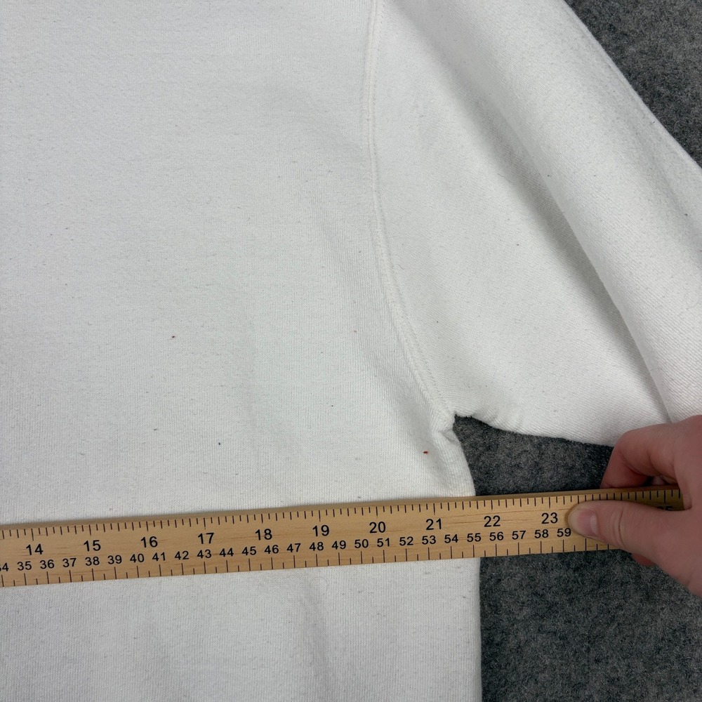 Russell Athletic Sweatshirt Mens L White Vintage 80s Train Graphic‎ Made In USA - Picture 11 of 13